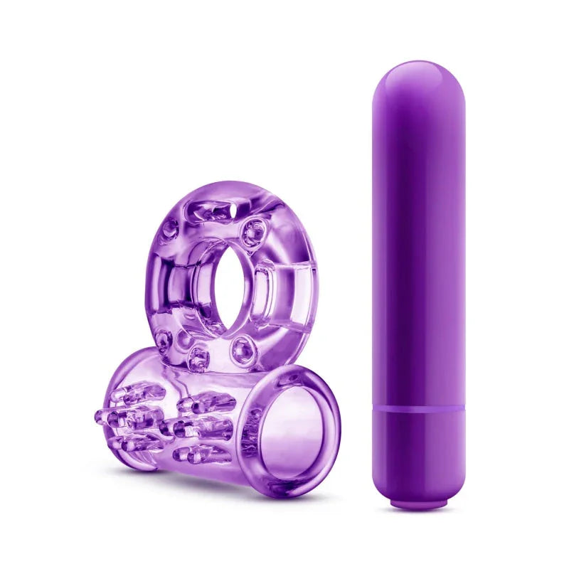 Play With Me - Couples Play - Vibrating Cock Ring - Purple - MyPleasure