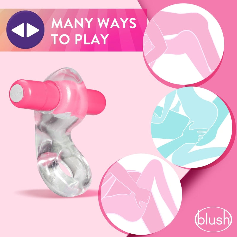 Play With Me Delight Vibrating C-Ring - Pink - Cockrings