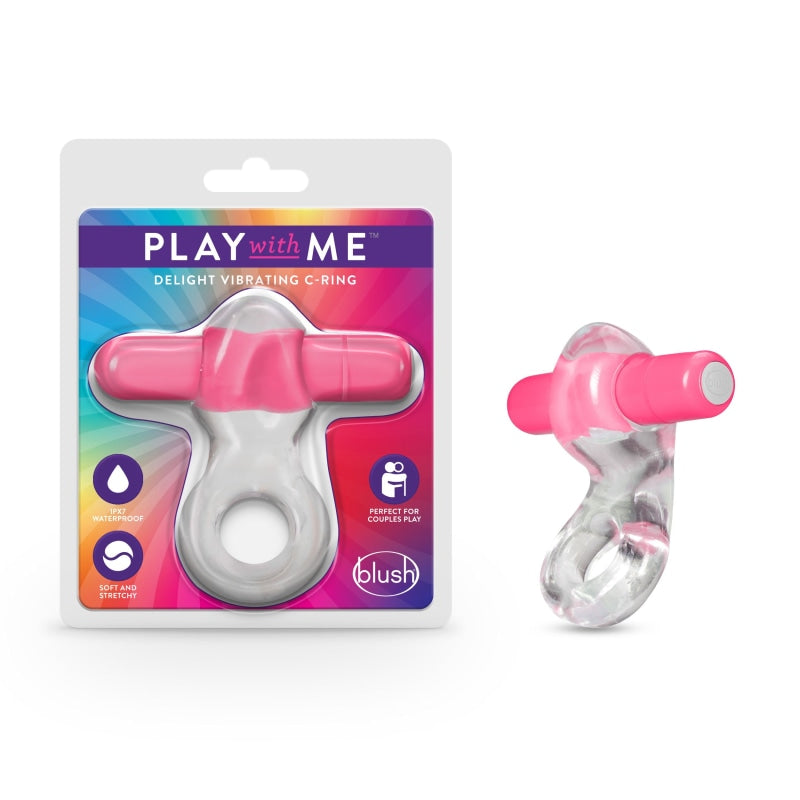 Play With Me Delight Vibrating C-Ring - Pink - Cockrings