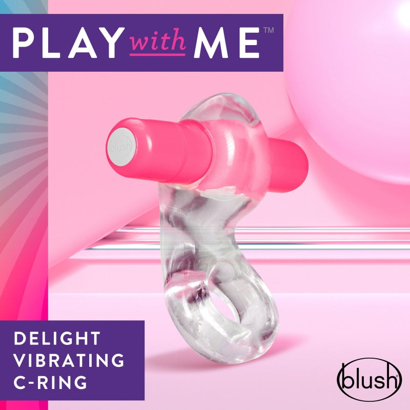 Play With Me Delight Vibrating C-Ring - Pink - Cockrings