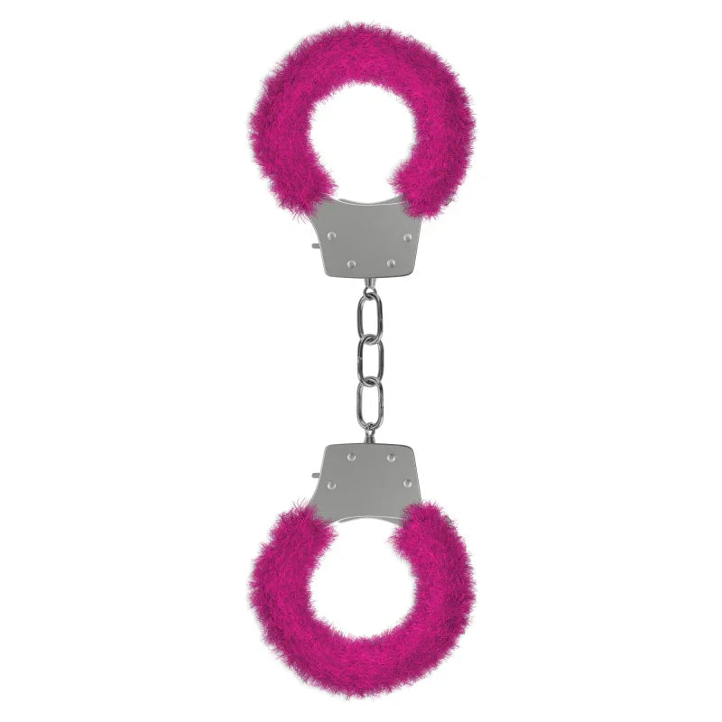 Pleasure Furry Handcuffs - Pink - MyPleasure