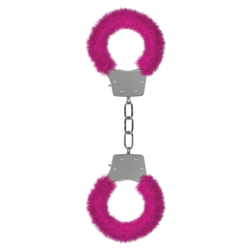 Pleasure Furry Handcuffs - Pink