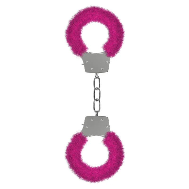 Pleasure Furry Handcuffs - Pink - MyPleasure