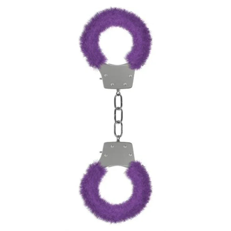 Pleasure Handcuffs Furry - Purple - MyPleasure