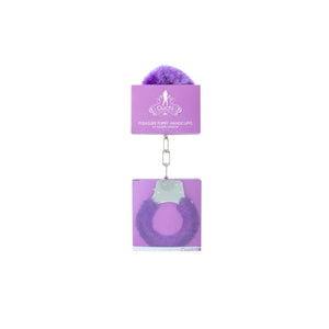 Pleasure Handcuffs Furry - Purple - MyPleasure