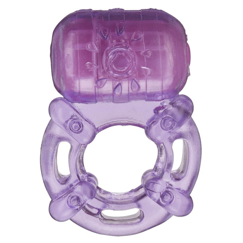 Pleasure Tickler 5 Speed Bullet - Purple - Cockrings