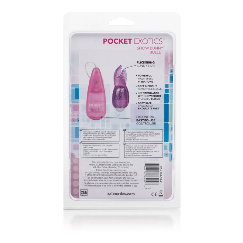 Pocket Exotics Snow Bunny Bullet - Pink