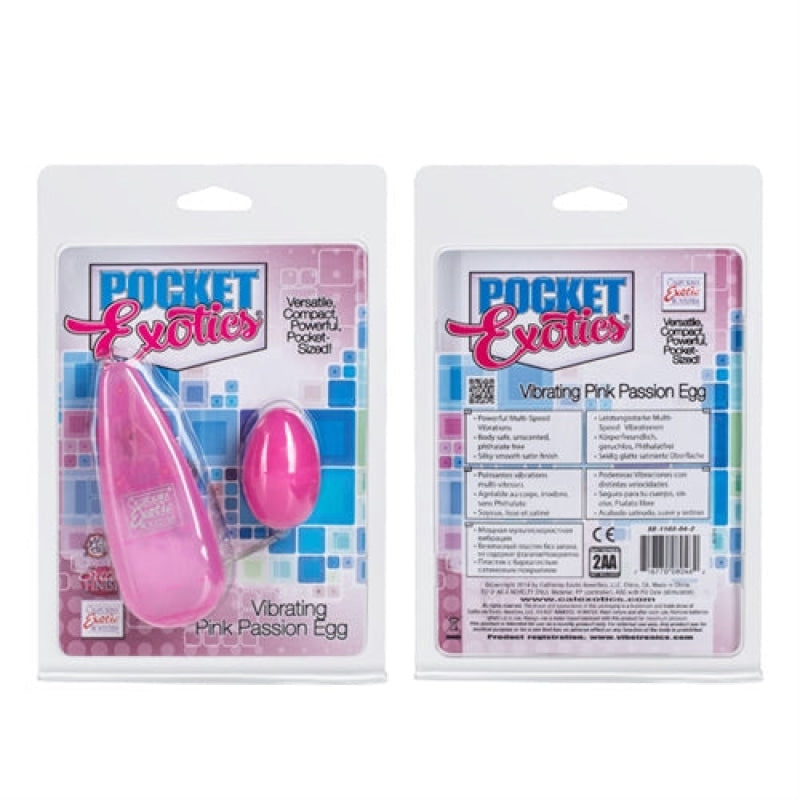 Pocket Exotics Vibrating Passion Egg - Pink