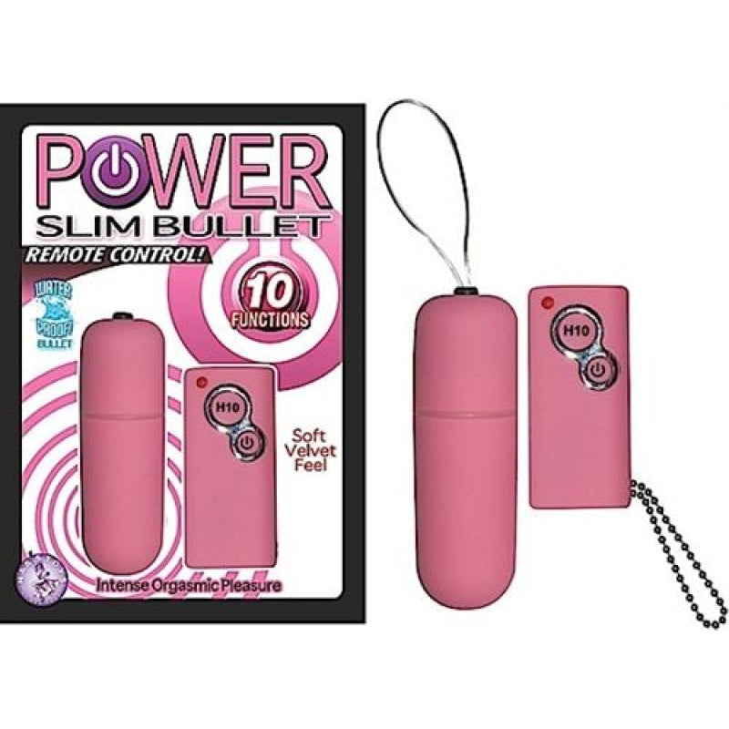 Power Slim Bullet Remote Control - Pink