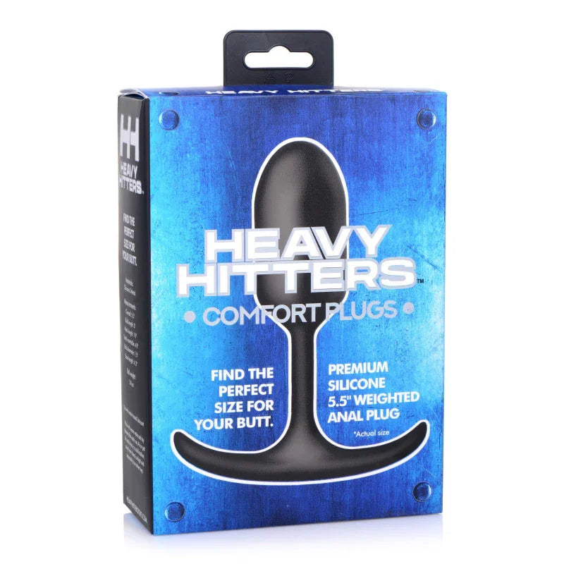 Premium Silicone Weighted Anal Plug - Medium