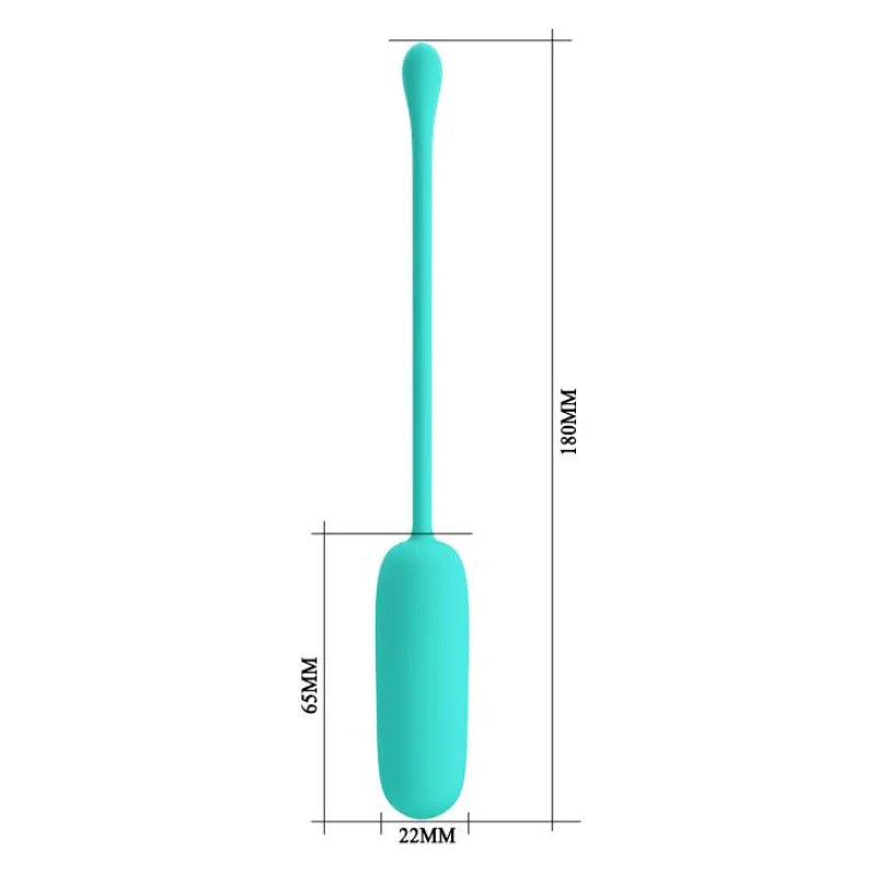 Pretty Love Joyce Vibrating Egg - Turquoise - MyPleasure