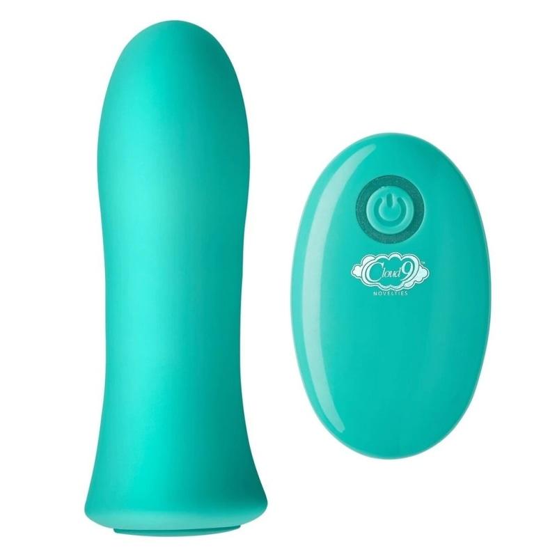 Pro Sensual Power Touch Bullet With Remote Control - Teal - Vibrators