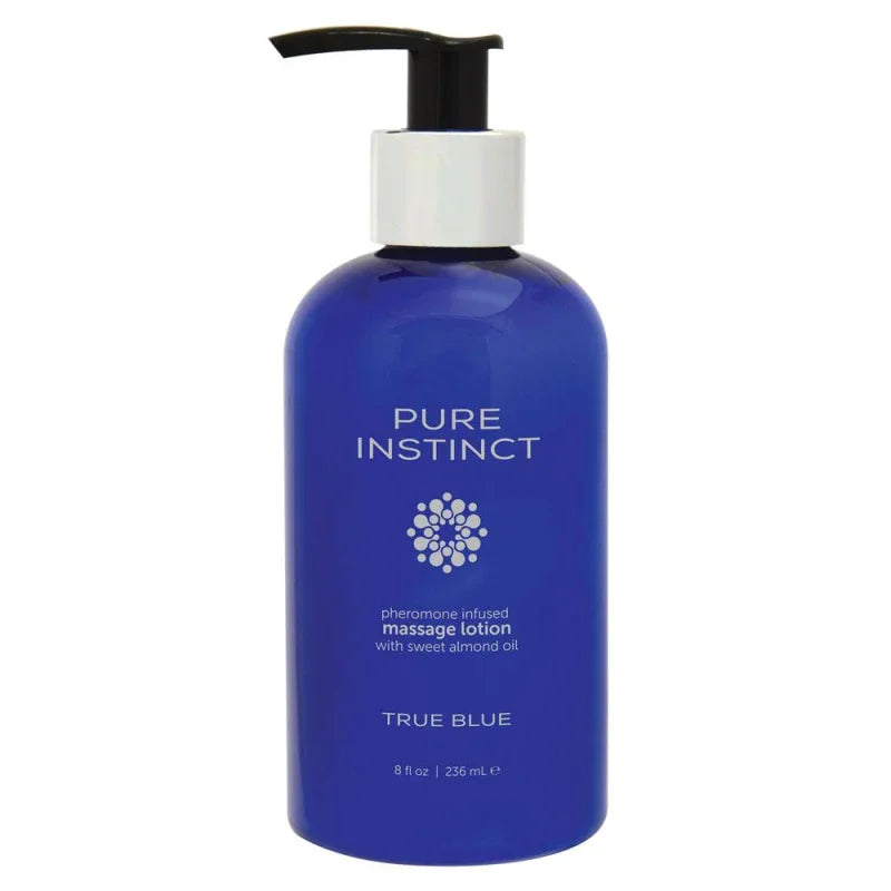 Pure Instinct Pheromone Massage Lotion True Blue 236 ml | 8 Fl Oz - MyPleasure