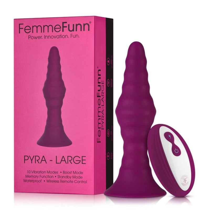 Pyra - Large - Dark Fuchsia - Vibrators