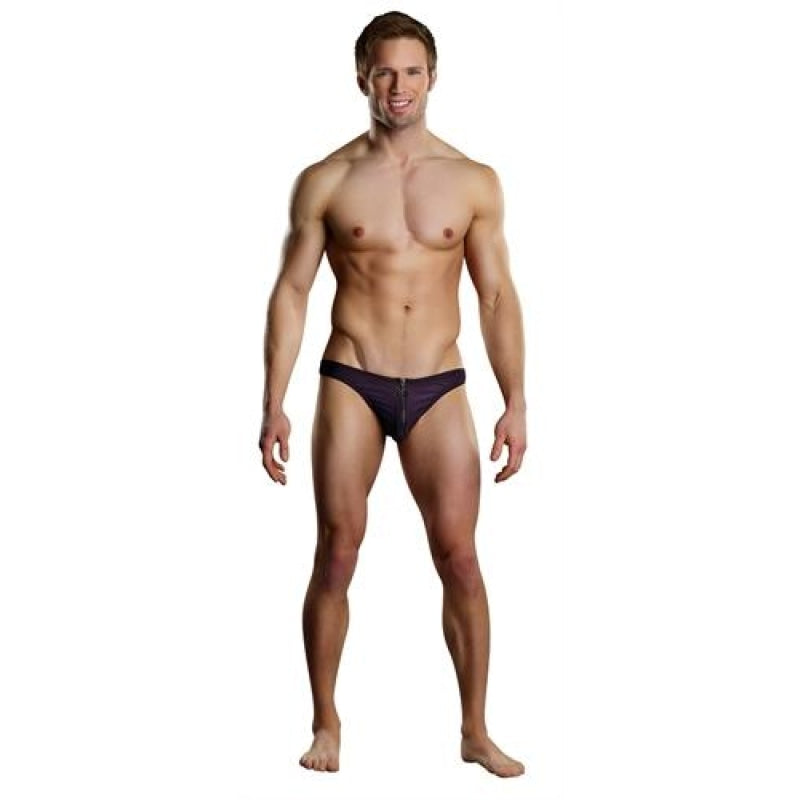 Radical Sport - Zipper Thong - Large/ X-Large -  Wine MP-441207WILX