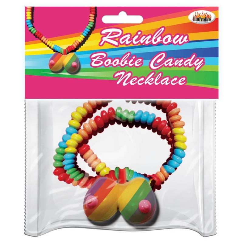 Rainbow Boobie Candy Necklace HTP3092