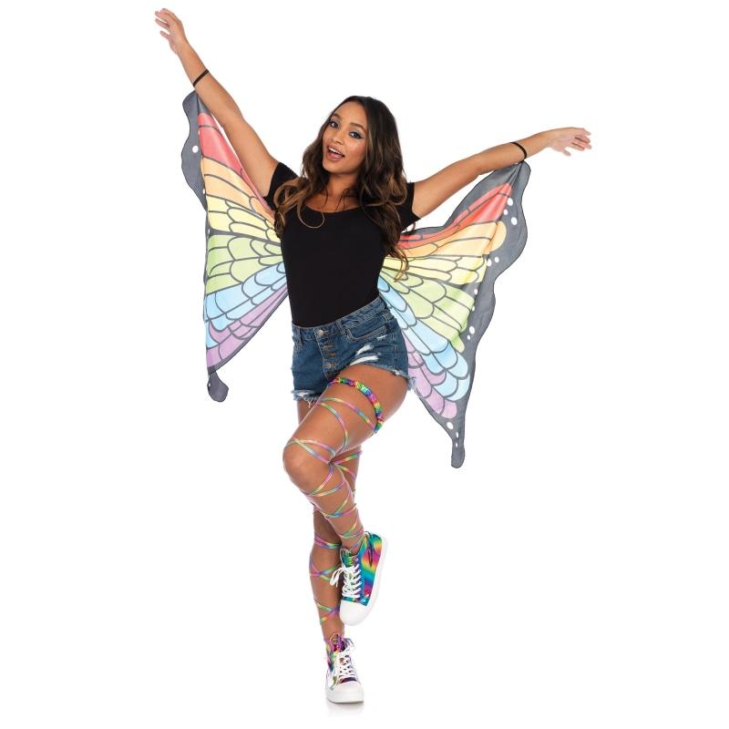 Rainbow Butterfly Wings - One Size LA-A2789