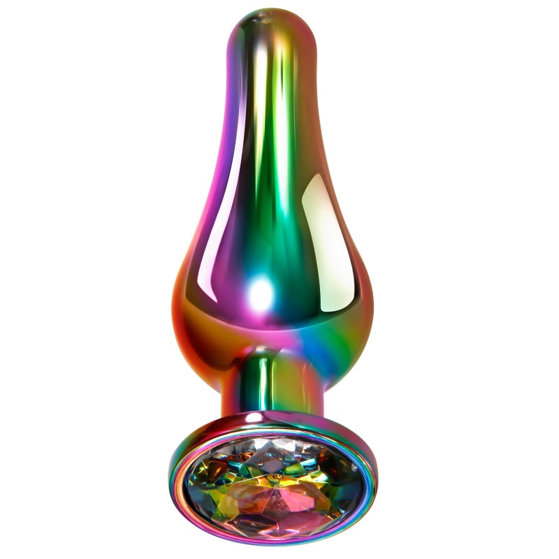 Rainbow Metal Plug - Large - Anal Toys & Stimulators