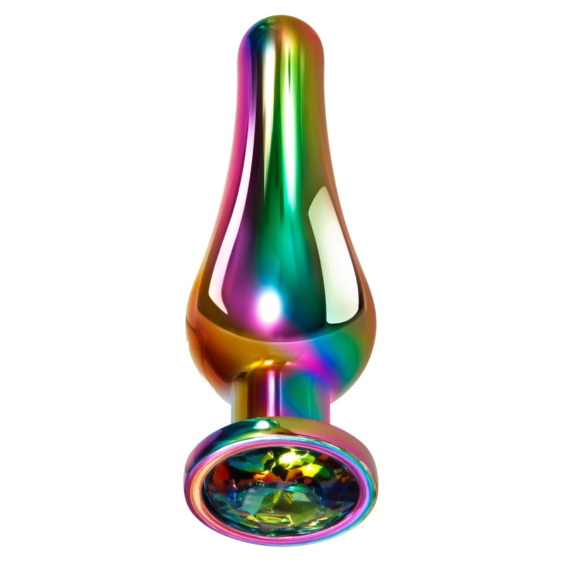 Rainbow Metal Plug - Medium - Anal Toys & Stimulators