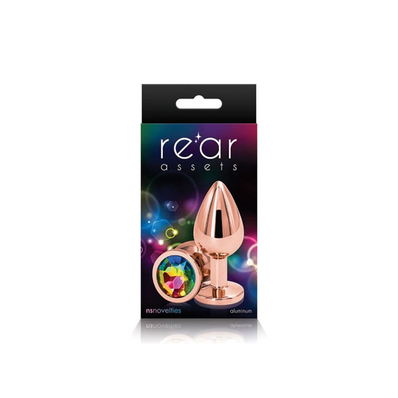 Rear Assets - Rose Gold - Medium - Rainbow - Anal Toys & Stimulators