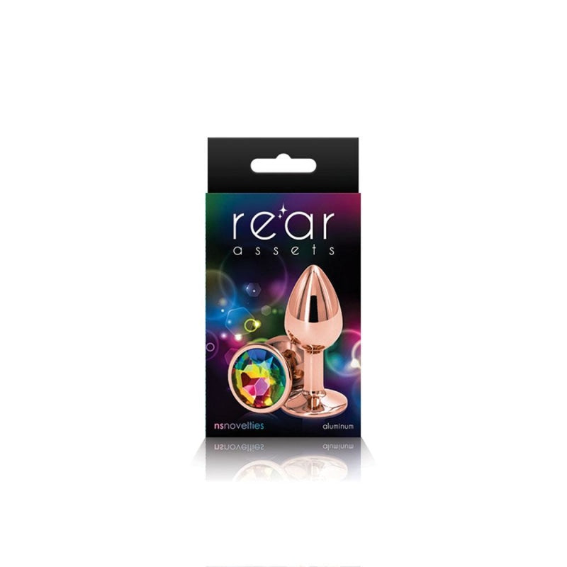 Rear Assets - Rose Gold - Small - Rainbow - Anal Toys & Stimulators