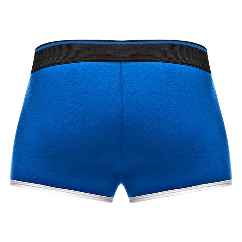 Retro Sport Panel Short - Medium - Blue/ Black - MyPleasure