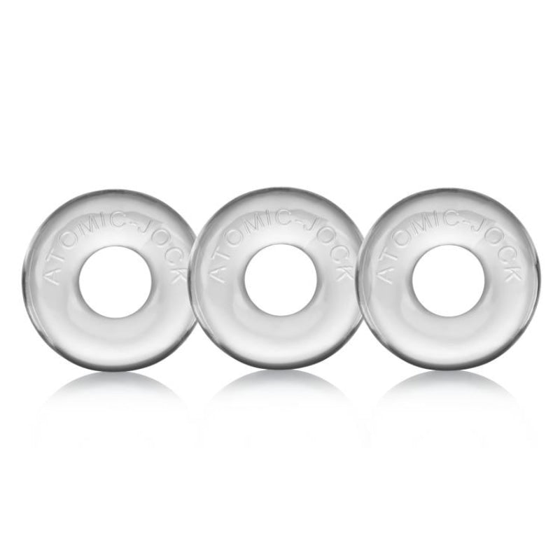 Ringer 3-Pack Do-Nut-1 - Clear - Cockrings