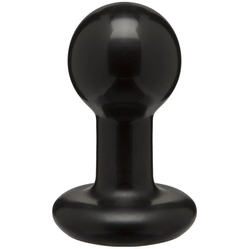 Round Butt Plug - Small - Black