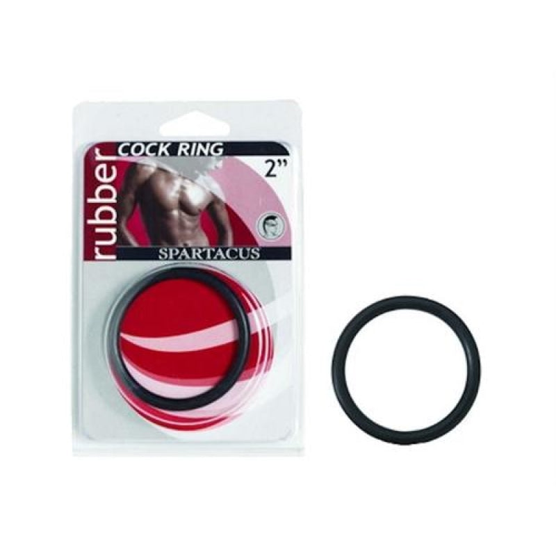 Rubber Cock Ring 2 - Black BSPR-13