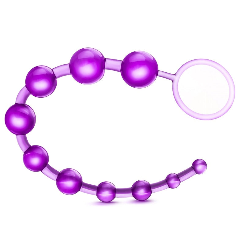 Sassy 10 Anal Beads - Purple BL-23171