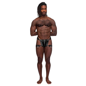 Scorpio Leather Short - One Size - Black - MyPleasure