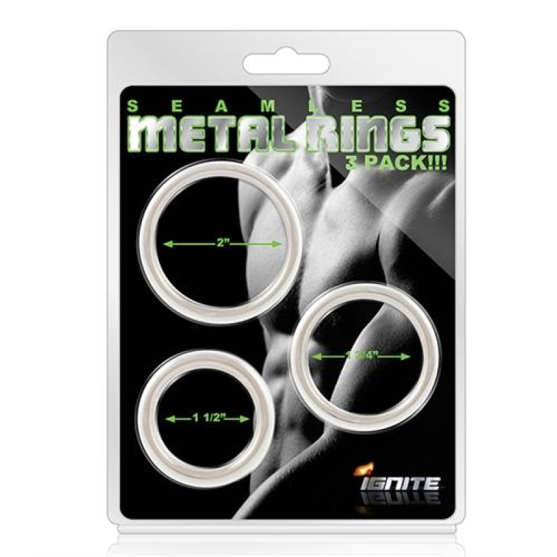 Seamless Metal Rings - 3 Pack SI-95059