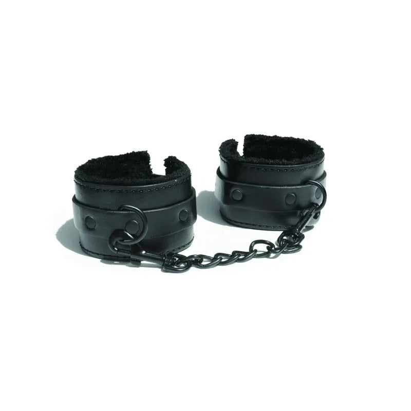 Sex and Mischief Shadow Fur Handcuffs - MyPleasure