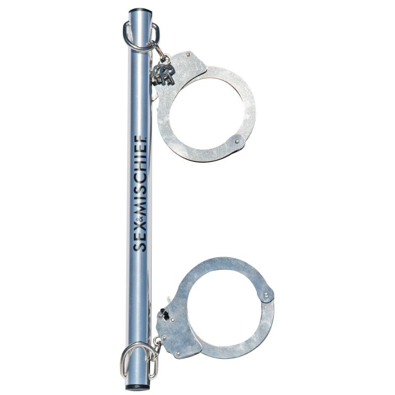 Sex and Mischief Spreader Bar With Metal Cuffs SS099-11