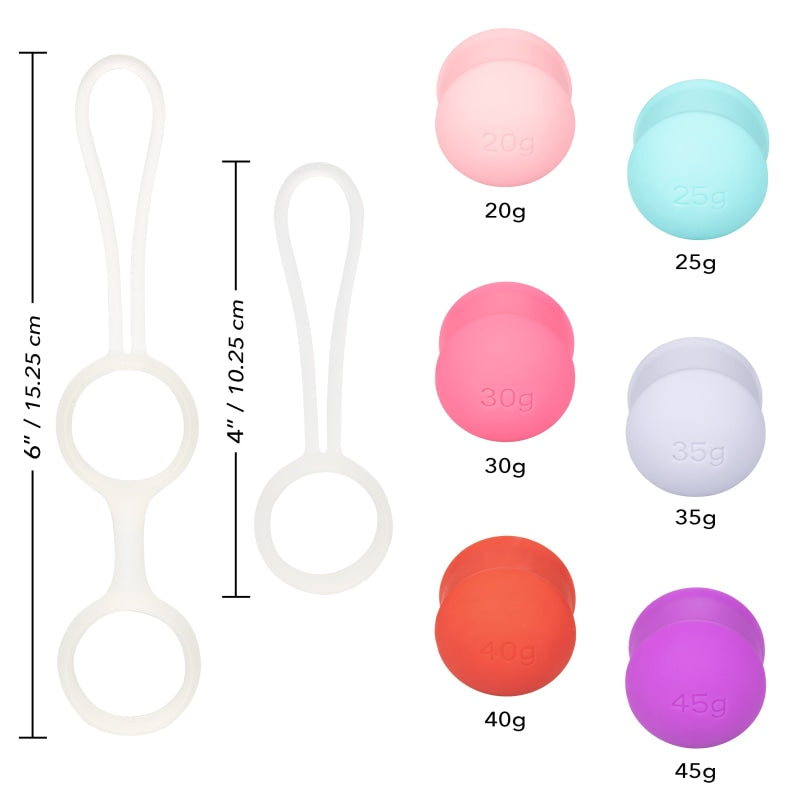 She-Ology Interchangeable Weighted Kegel Set - Kegel & Pelvic Exercisers