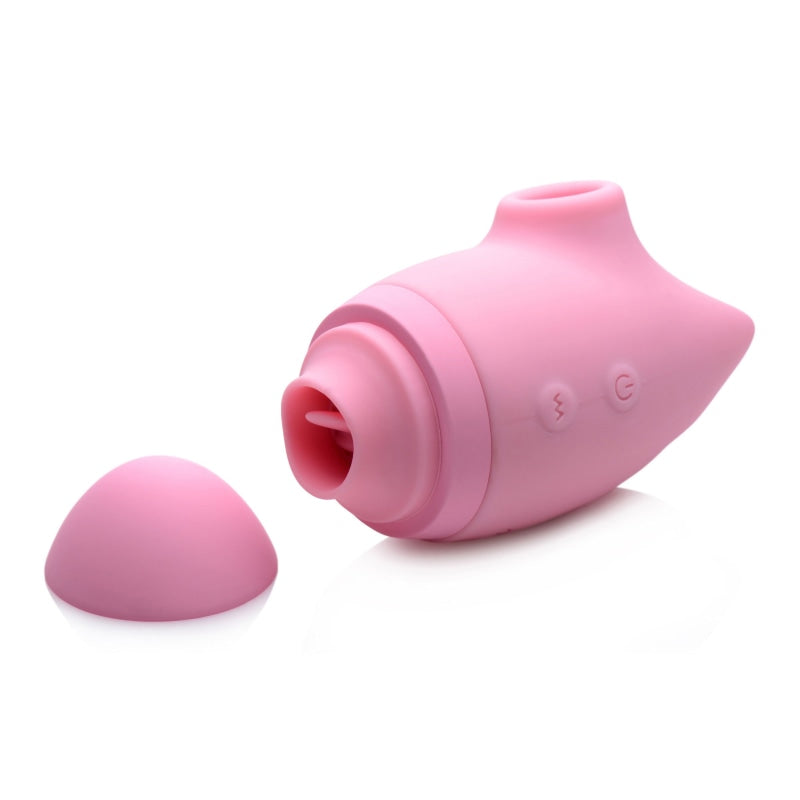 Shegasm Kitty Licker 5x Triple Clit Stimulator - Pink - Clit Stimulators