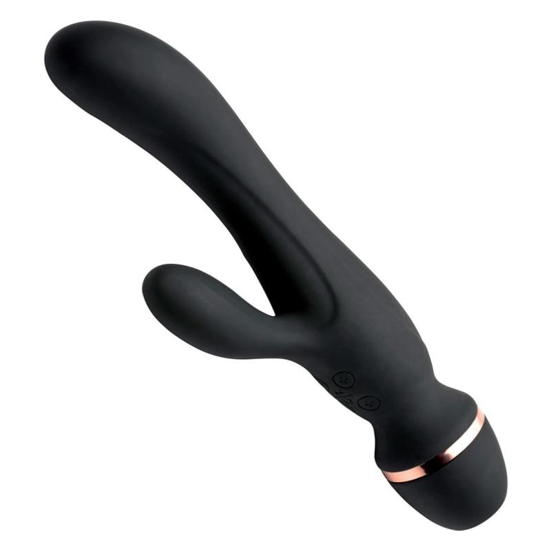 Shegasm Supreme 3 in 1 Silicone Suction Rabbit Vibe INM-AF718