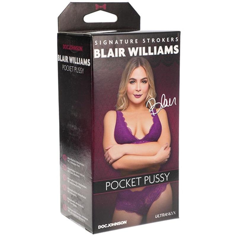 Signature Strokers - Blair Williams - Ultraskyn Pocket Pussy - Masturbation Aids for Males