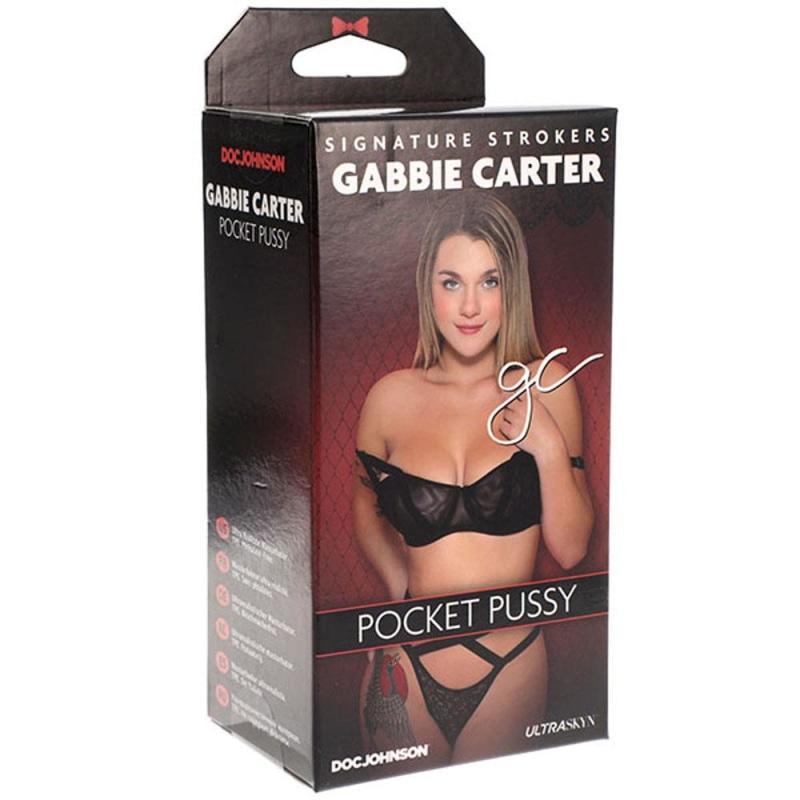 Signature Strokers - Gabbie Carter - Ultraskyn Pocket Pussy - Masturbation Aids for Males