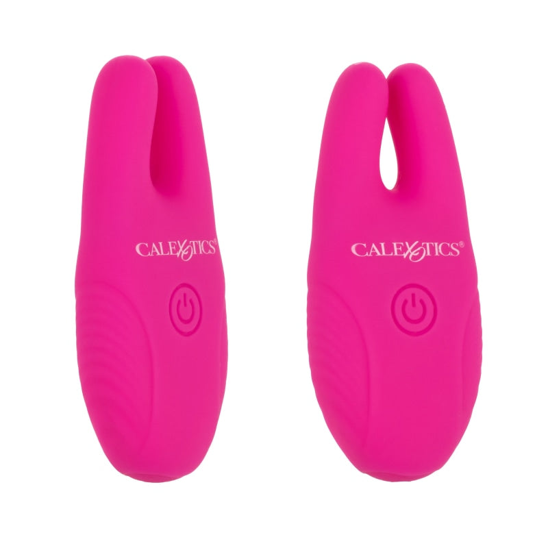 Silicone Remote Nipple Clamps - Pink - Nipple Stimulators