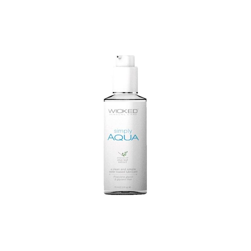 Simply Aqua Fragrance Free Lube 2.3oz 70ml WS-91102
