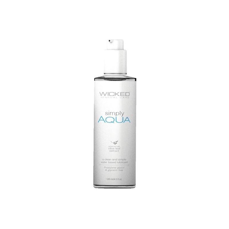 Simply Aqua Fragrance Free Lube 4oz 120ml WS-91104