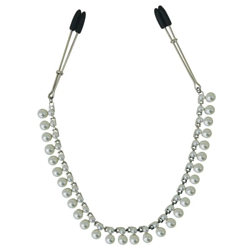 Sincerely Pearl Chain Nipple Clips - MyPleasure