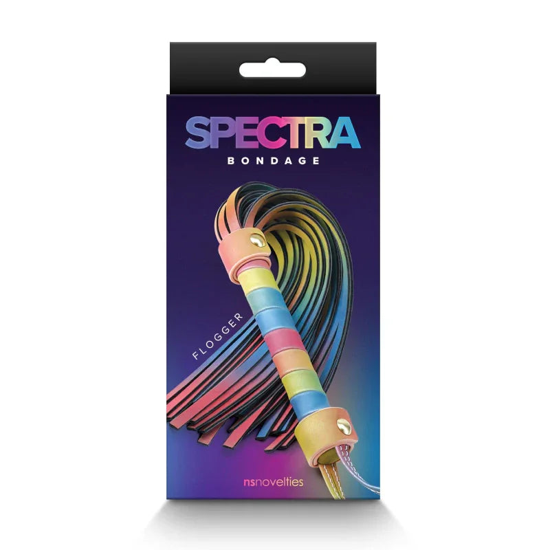 Spectra Bondage - Flogger - Rainbow - MyPleasure