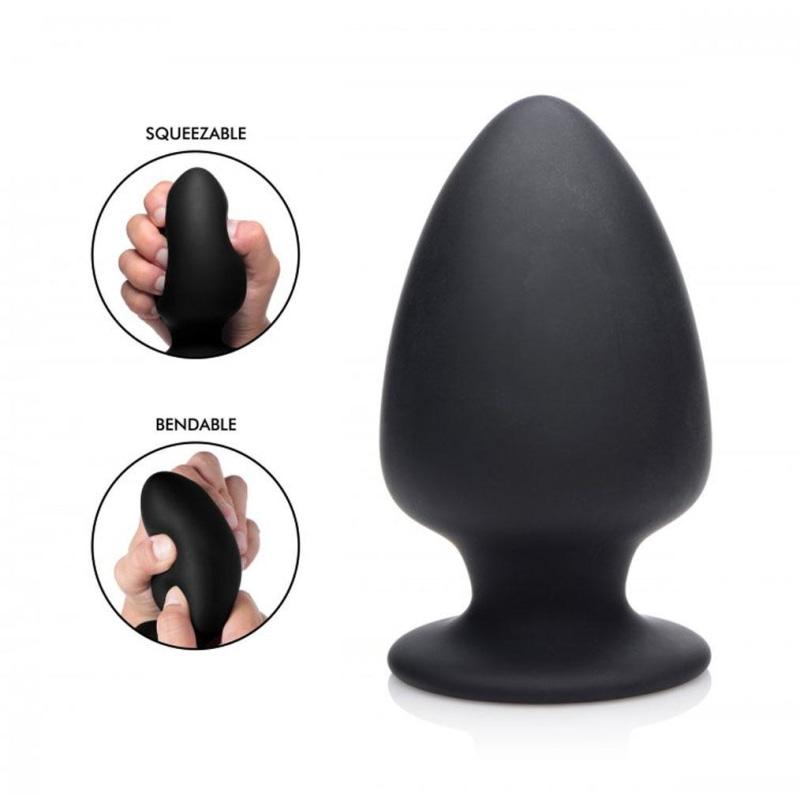 Squeezable Silicone Anal Plug - Medium SQ-AG329-MED