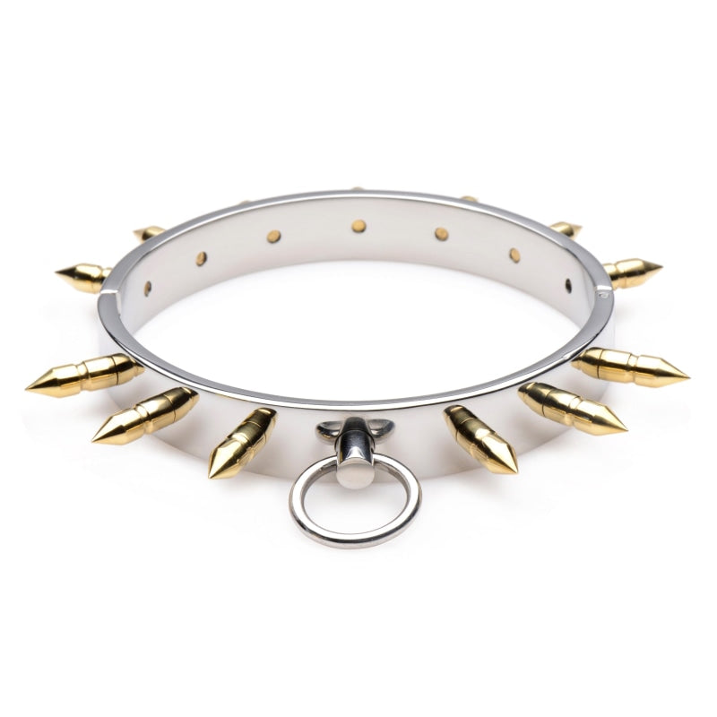 Stainless Steel Spiked Collar MS-AF672