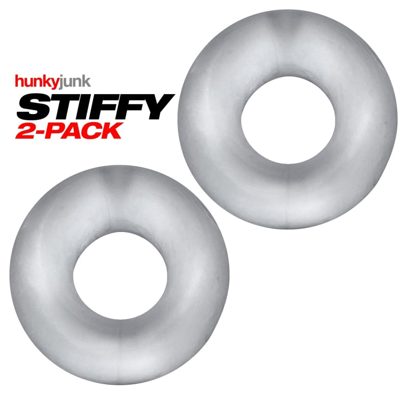 Stiffy 2-Pack Bulge-Rings - Clear Ice