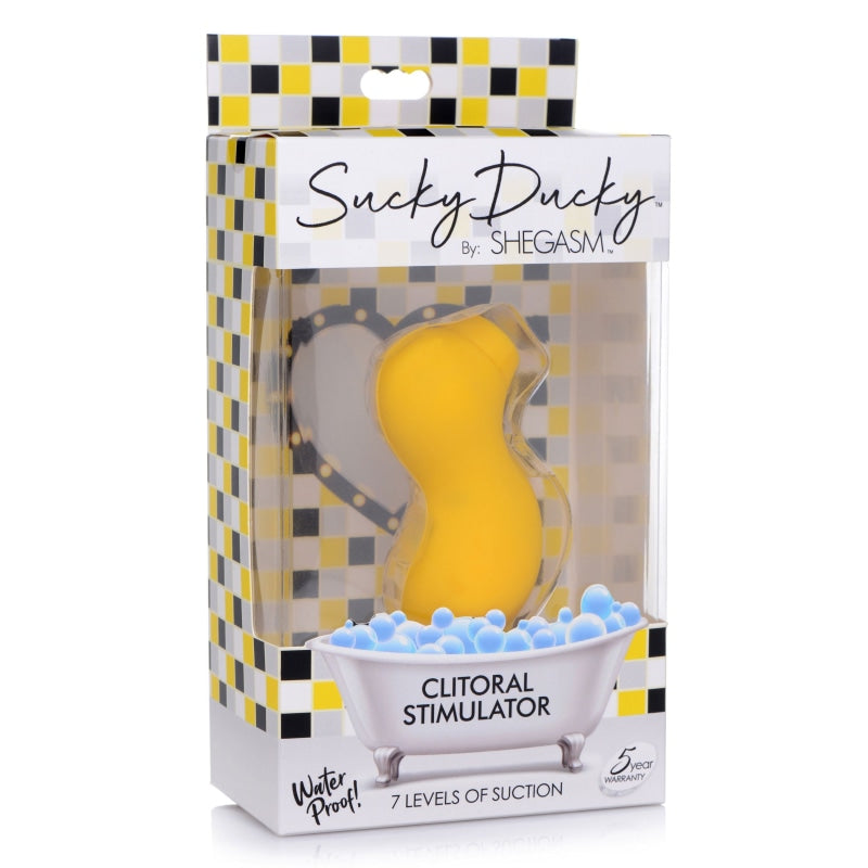 Sucky Ducky Silicone Clitoral Stimulator - Yellow - Clit Stimulators
