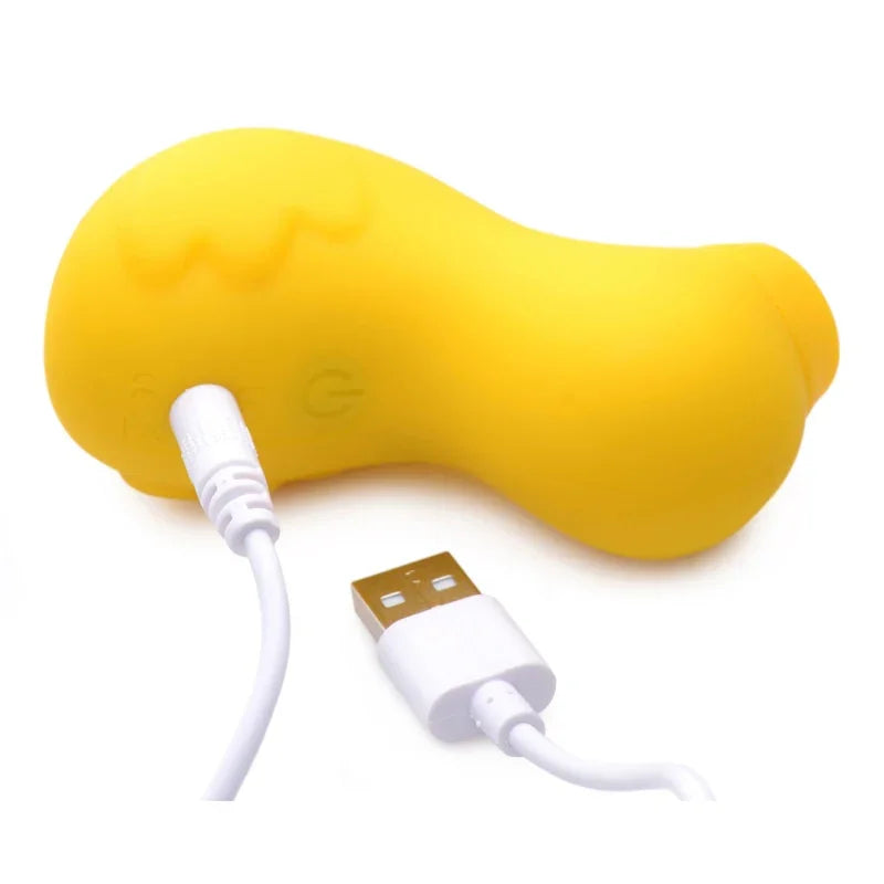 Sucky Ducky Silicone Clitoral Stimulator - Yellow - MyPleasure