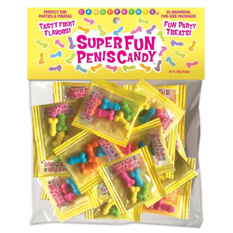 Super Fun Penis Candy 25 Individual Fun-Size Packages CP-900